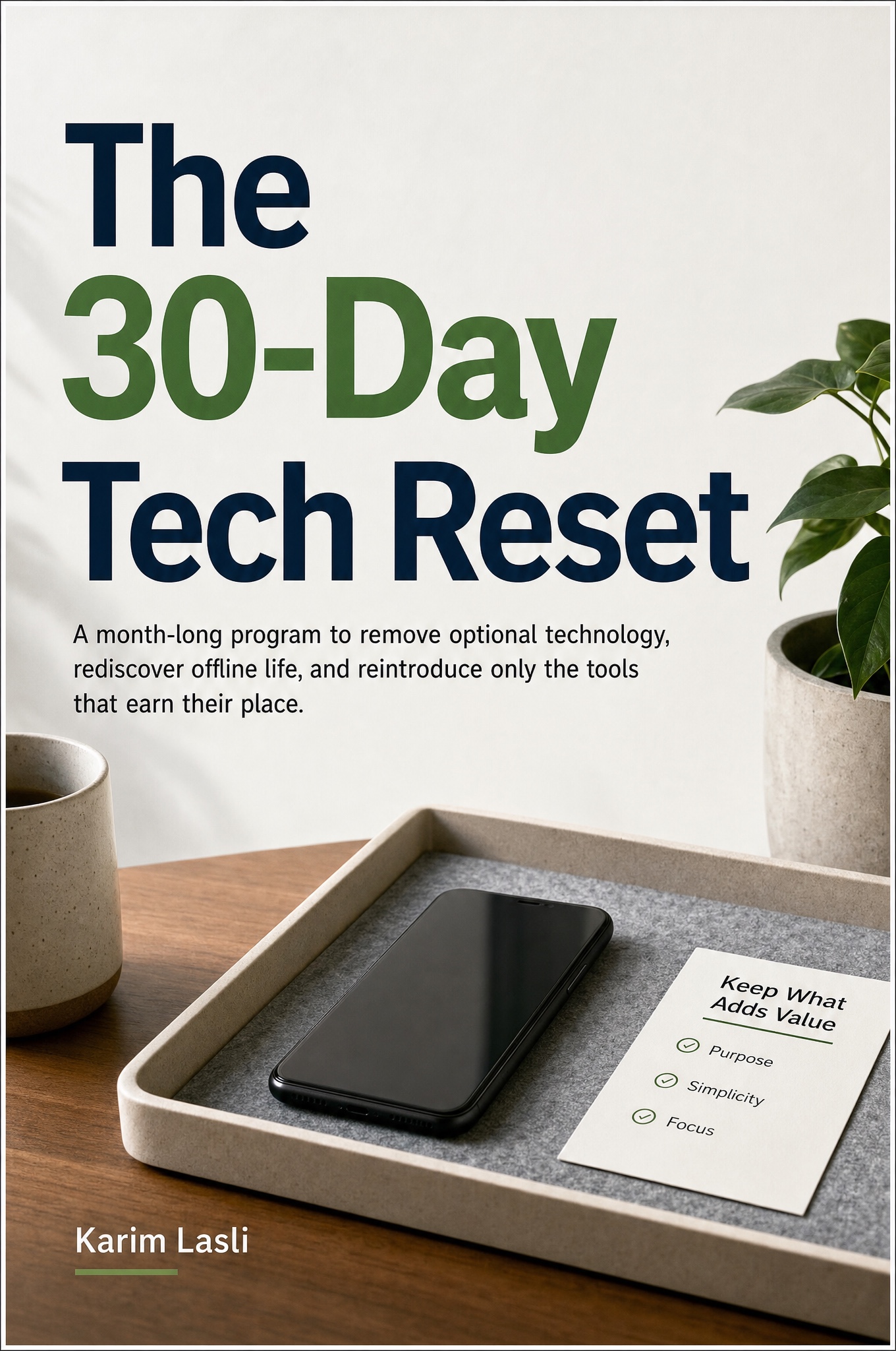 Cover of The 30-Day Tech Reset