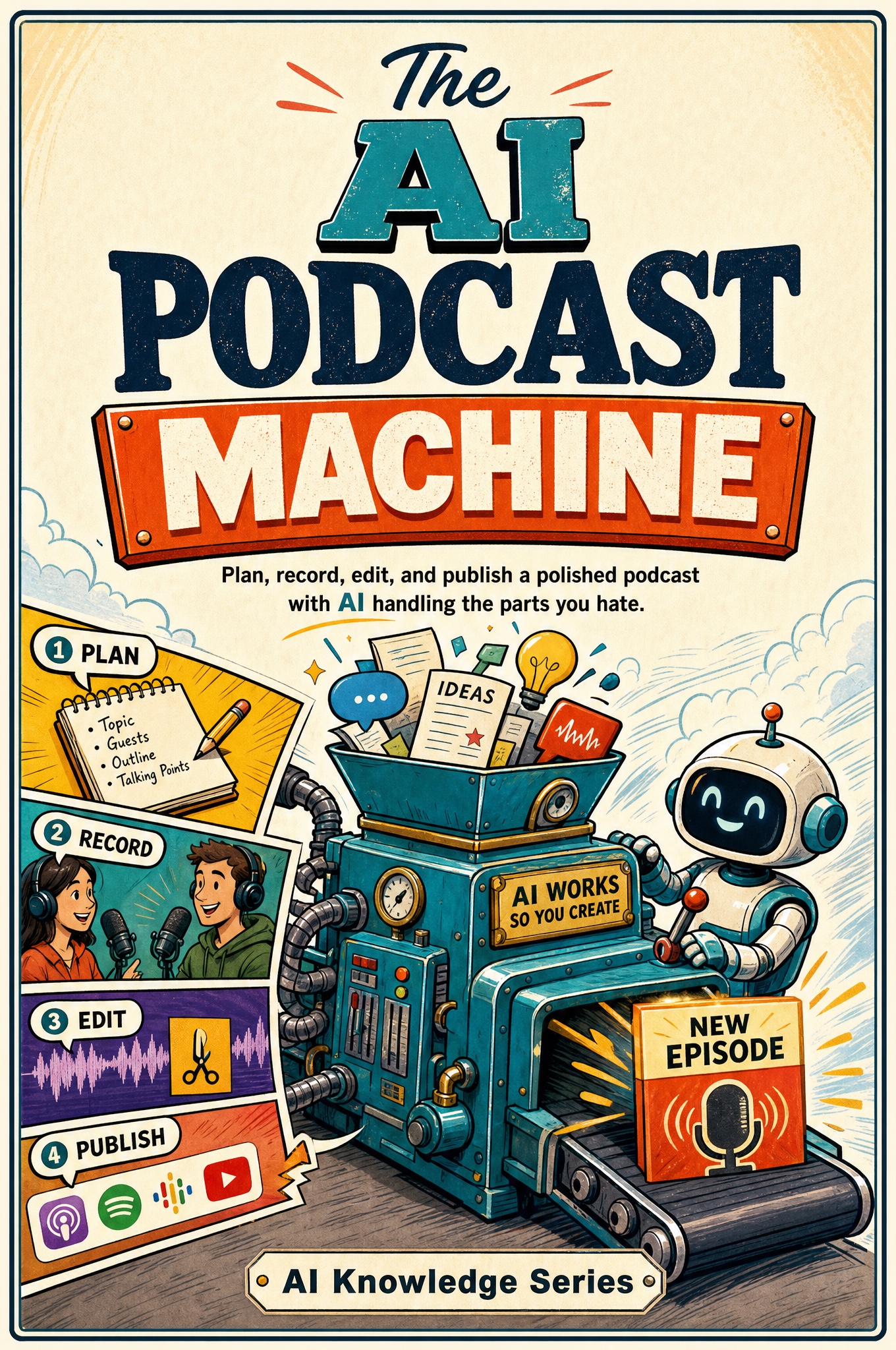 Cover of The AI Podcast Machine